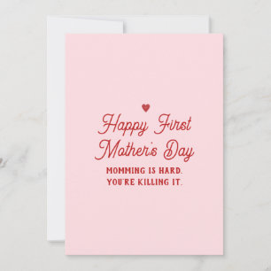 New Mom Printable Happy First Mothers Day Card