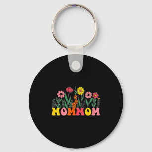 New Mommom Wildflower Floral First Birthday &amp;  Keychain