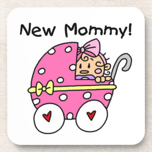 New Mommy Baby Girl Gifts Coaster