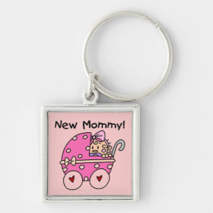 New Mommy Baby Girl Gifts Keychain
