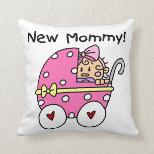 New Mommy Baby Girl Gifts Throw Pillow