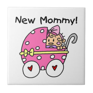 New Mommy Baby Girl Gifts Tile