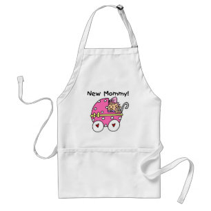 New Mommy Baby Girl Tshirts and Gifts Standard Apron