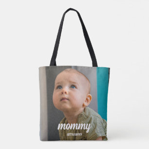 New moms Personalized Minimal  Tote Bag