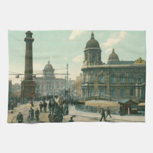 New Monument Bridge, Hull (1908) Tea Towel