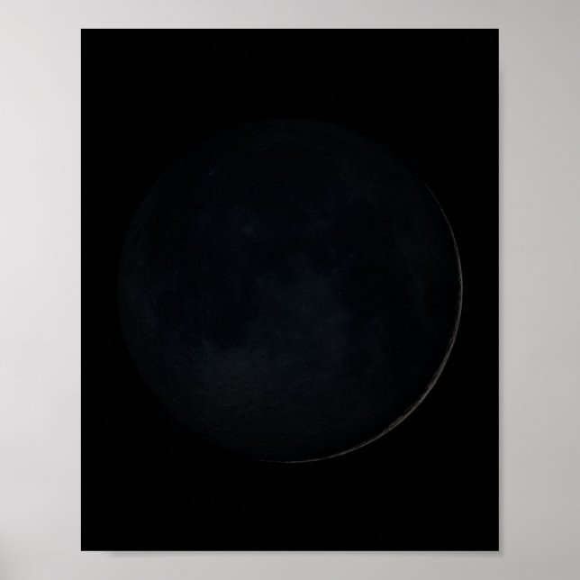 New moon phase poster (Front)
