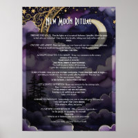 New Moon Ritual Pagan Prayer Book of shadows
