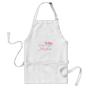 New Mother Pink Flowers T-shirts and Gifts Standard Apron