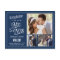 New Mr and Mrs Wedding Announcement - Navy Blue