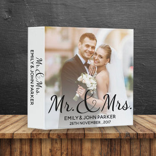 New Mr & Mrs Happily Ever After Wedding Keepsake Binder