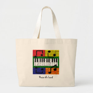 NEW MUSIC LARGE TOTE BAG