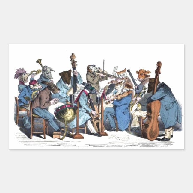 NEW MUSICAL LANGUAGE / ANIMAL FARM ORCHESTRA STICKER (Front)