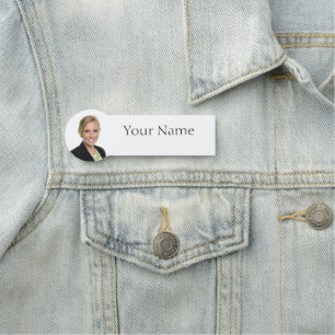 NEW! Name Tag - 3.75" X 1.25" Shaped Badge
