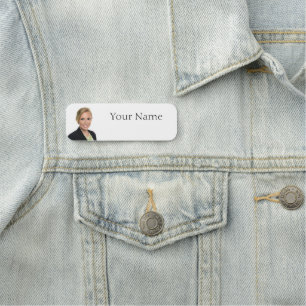 NEW! Name Tag - 3" X 1" Rectangle - Rounded