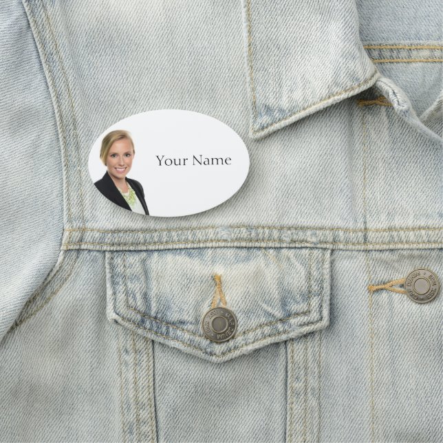 NEW! Name Tag - 3" X 2" Oval (In Situ)