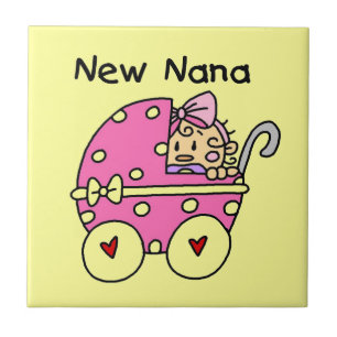New Nana Baby in Carriage Gifts Tile