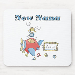 New Nana of Boy-Airplane Tshirts and Gifts Mouse Pad