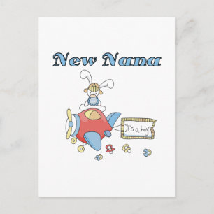 New Nana of Boy-Airplane Tshirts and Gifts Postcard