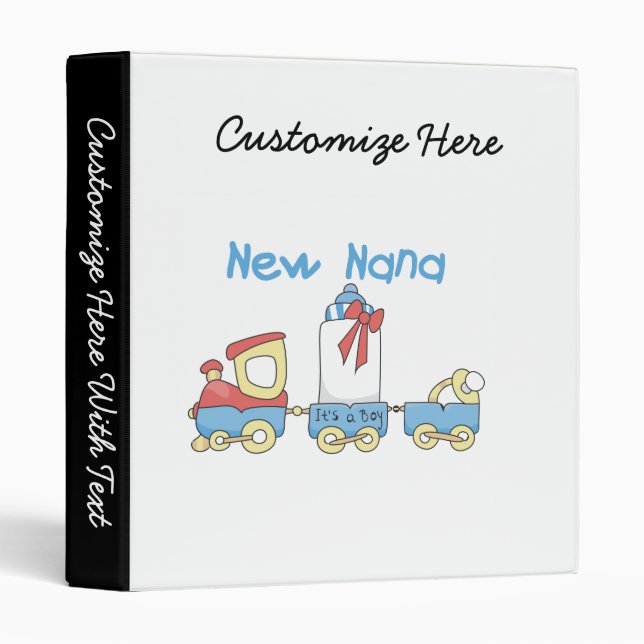 New Nana - Train Gifts Binder (Front/Spine)
