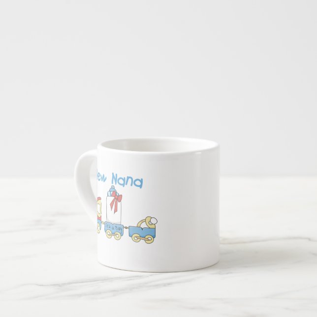 New Nana - Train Gifts Espresso Cup (Front Left)