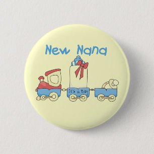 New Nana - Train Tshirts and Gift 2 Inch Round Button