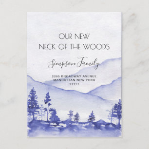 New Neck of the Woods Moving Announcement Postcard