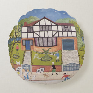 New Neighbourhood Round Pillow