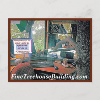 New New Green HelpyounutsTreehouse Postcard