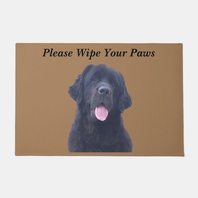 New Newfoundland Dog Door Mat Design (Front)