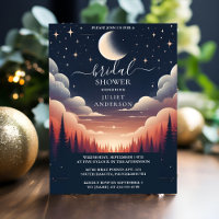 New Night Sunset Moon Cloud Twilight Bridal Shower