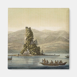 New Norfolk near Vancouver (colour engraving) Magnet