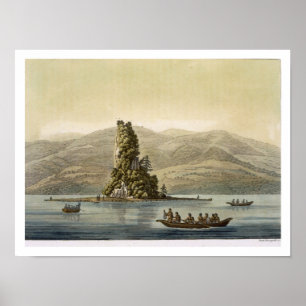 New Norfolk near Vancouver (colour engraving) Poster