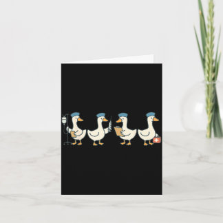 New nurse graduation goose school nursing  card