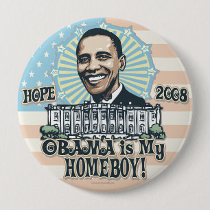 New Obama Homeboy 2008 Button