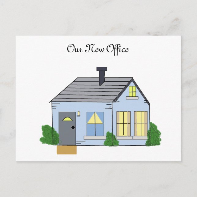 New Office Building Postcard (Front)