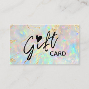 new opal texture gift certificate