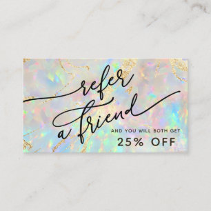 new opal texture referral card