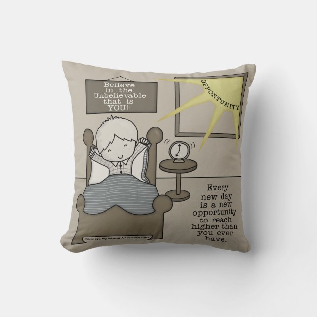 New Opportunity Throw Pillow (Front)