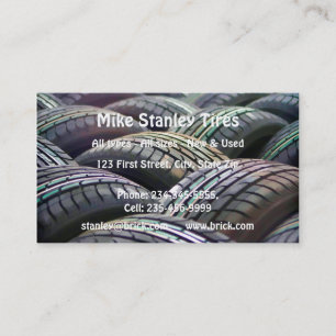 New or  Used Tire sales Custom Business Business Card