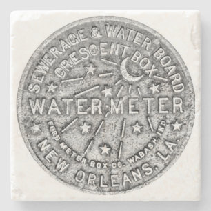 New Orlean,New Orleans Water Meter, Stone Coaster