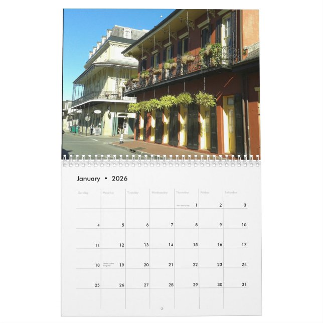 New Orleans 2015 Calendar (Jan 2026)