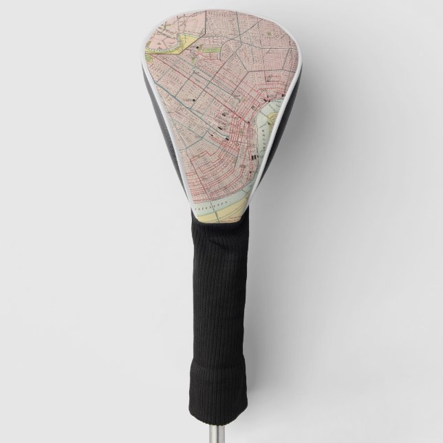 New Orleans 2 Golf Head Cover (Front)
