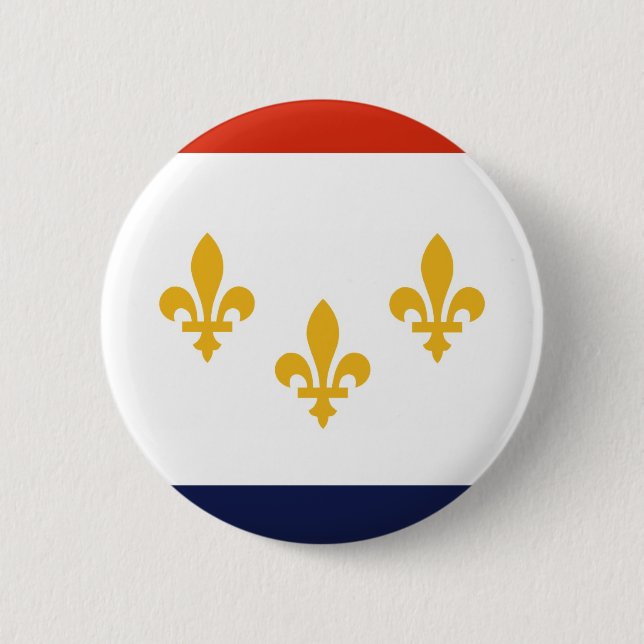 new orleans 2 inch round button (Front)