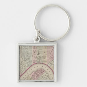 New Orleans 3 Keychain