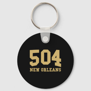 New Orleans Area Code 504 - Hometown Pride - Clic Keychain