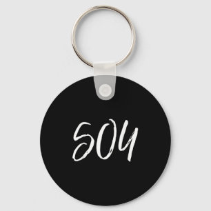 New Orleans Area Code Louisiana Gift Cool Local Qu Keychain