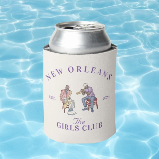 New Orleans Bachelorette Girls Club Can Cooler (Creator Uploaded)