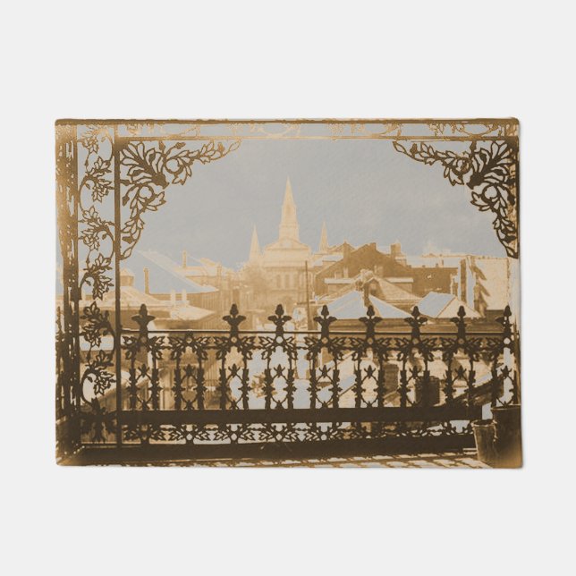New Orleans Balcony Doormat (Front)