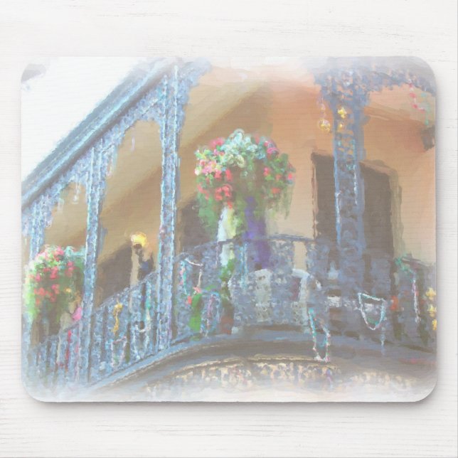New Orleans balcony Mouse Pad (Front)