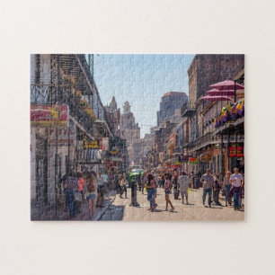 New Orleans Bourbon Street French Quarter Jigsaw Puzzle